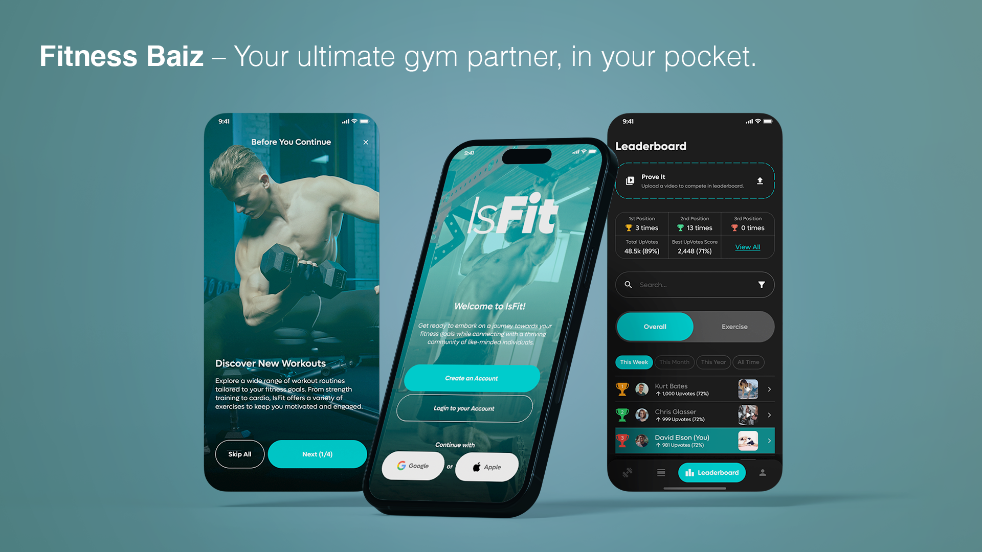 IsFit app preview